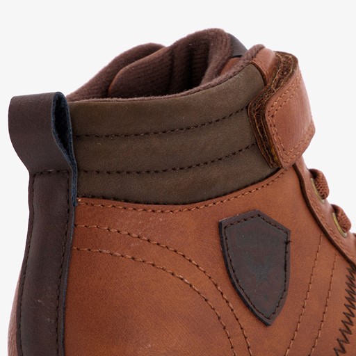 Hoge jongens sneakers bruin