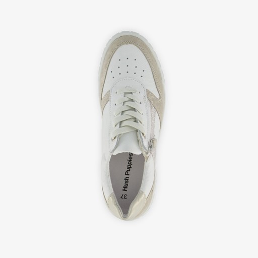 Dames sneakers met beige details