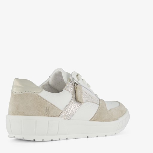 Dames sneakers met beige details