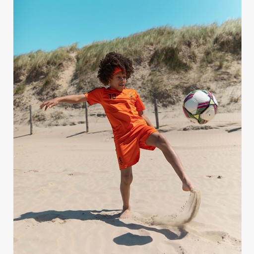 Tweedelige kinder sport set oranje