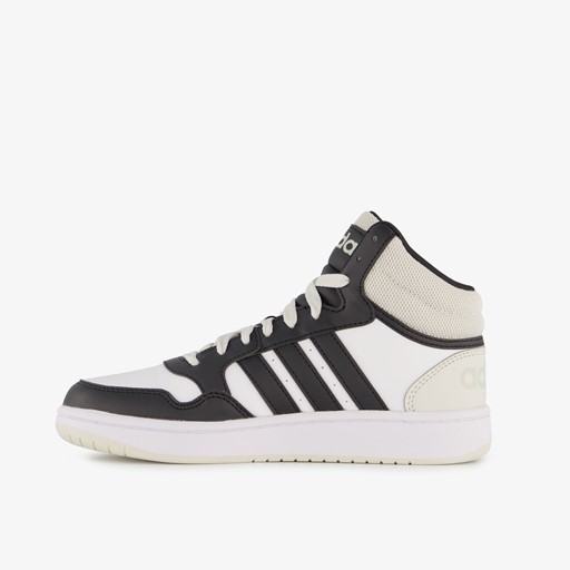 Hoops Mid 3.0 kinder sneakers wit zwart