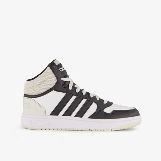 Hoops Mid 3.0 kinder sneakers wit zwart