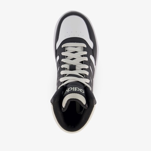 Hoops Mid 3.0 kinder sneakers wit zwart