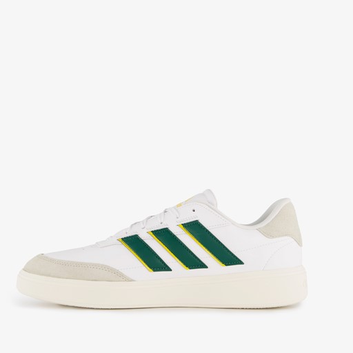 Courtblock heren sneakers wit groen