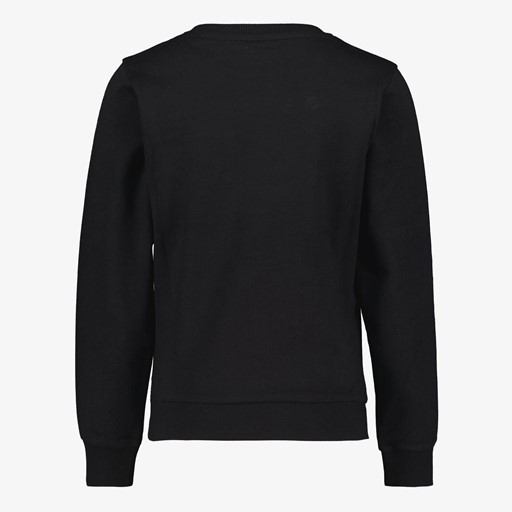 Jongens sweater zwart met borstzak