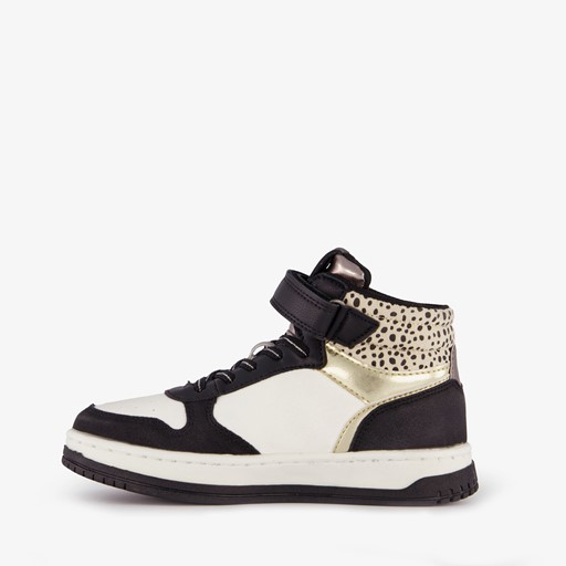 Meisjes sneakers met panterprint