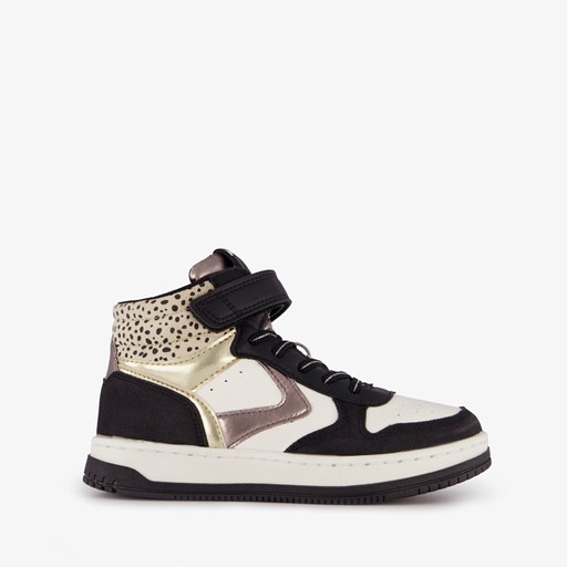 Meisjes sneakers met panterprint