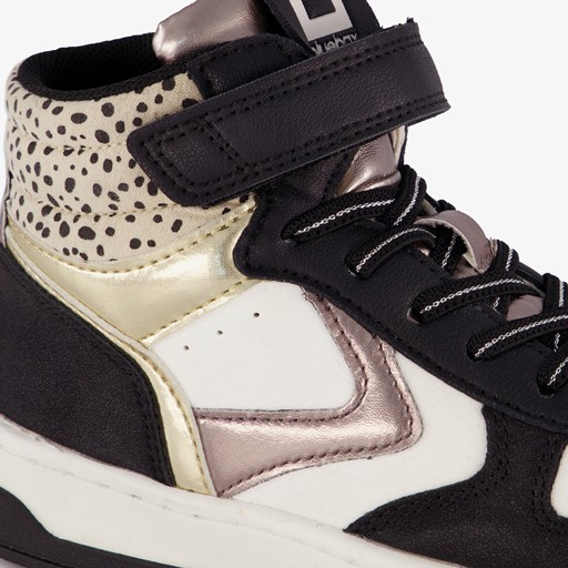 Meisjes sneakers met panterprint