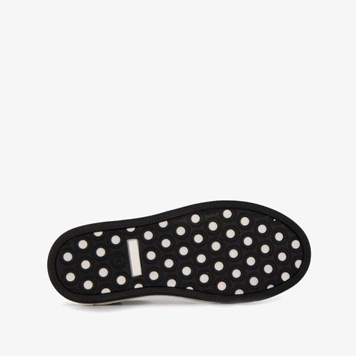 Hoge leren sneakers voor jongens groen