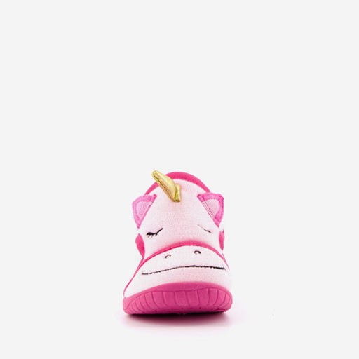 Kinder pantoffels unicorn roze