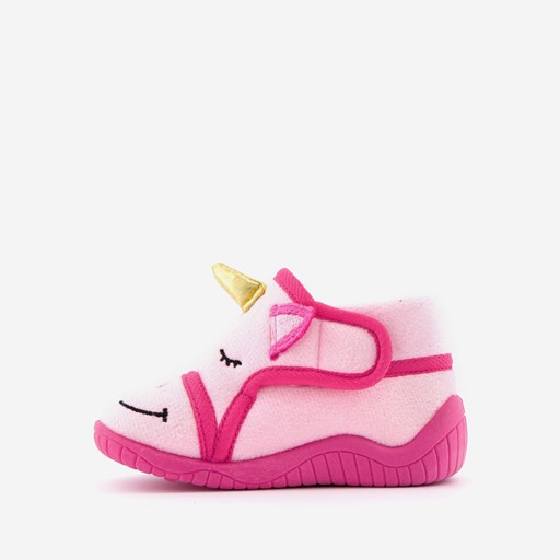 Kinder pantoffels unicorn roze