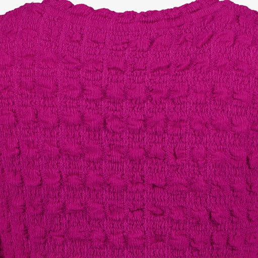 Dames T-shirt met structuur roze
