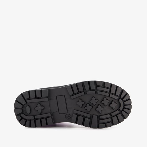 Meisjes veterboots paars