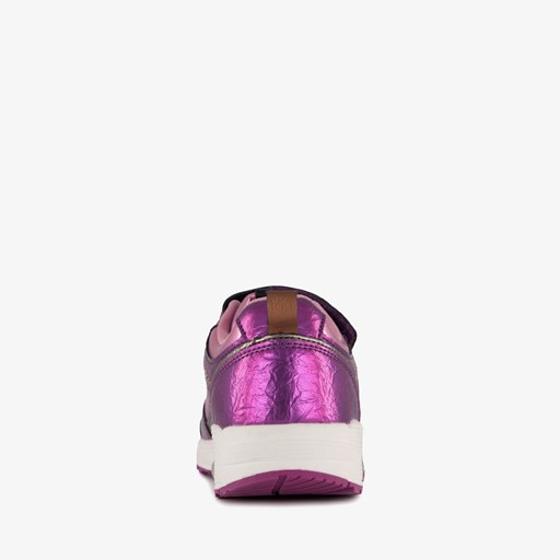 Meisjes sneakers metallic paars