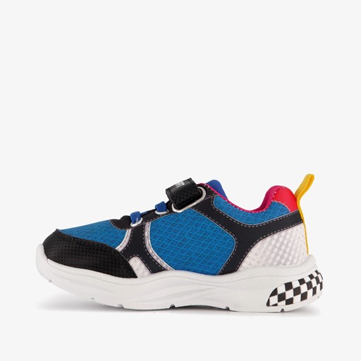 Mario Kart jongens sneakers met lichtjes blauw