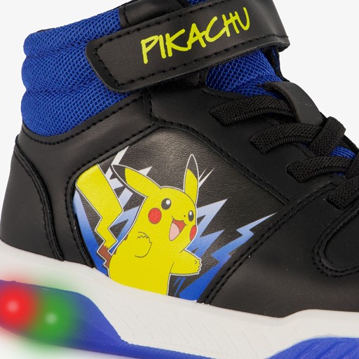 Hoge kinder sneakers met lichtjes blauw