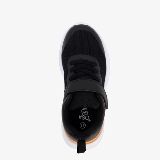 Jongens sportschoenen zwart oranje