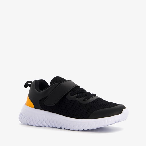 Jongens sportschoenen zwart oranje