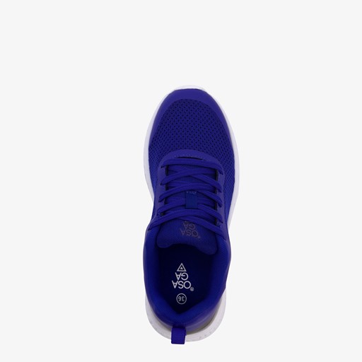 Jongens sportschoenen blauw wit