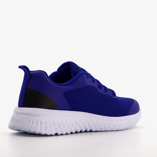 Jongens sportschoenen blauw wit