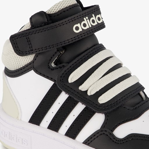 Hoops Mid 3.0 kinder sneakers wit zwart