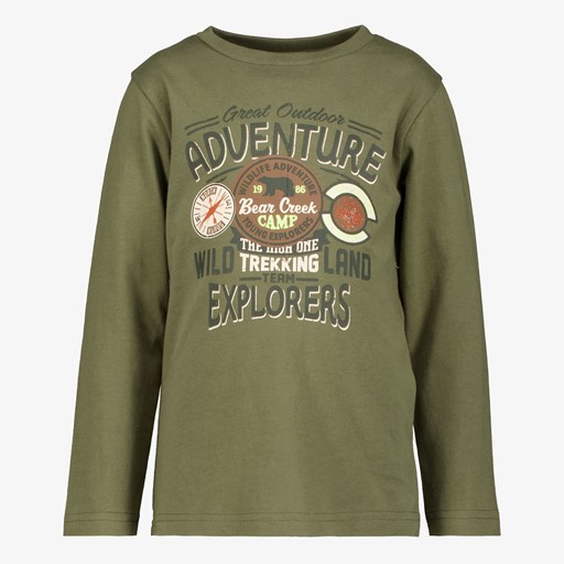 Jongens shirt met opdruk