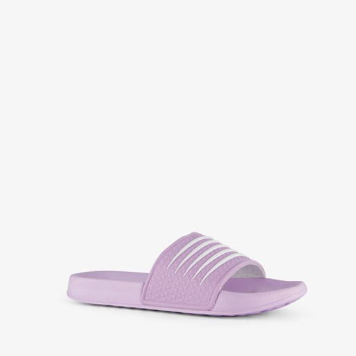 Dames badslippers lichtpaars