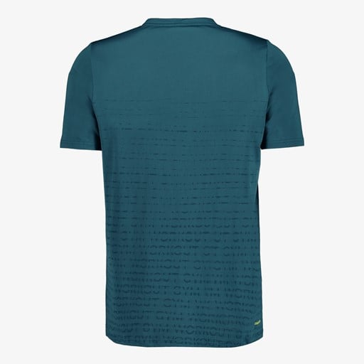 Dry seamless heren sport T-shirt blauw