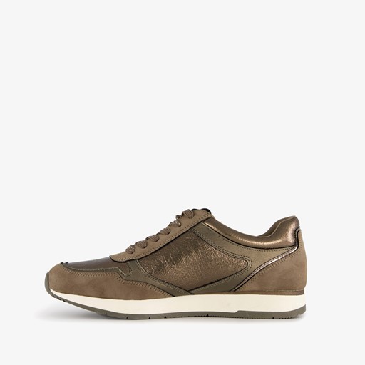 Dames sneakers bruin brons