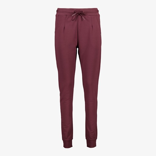 Dames joggingbroek bordeauxrood