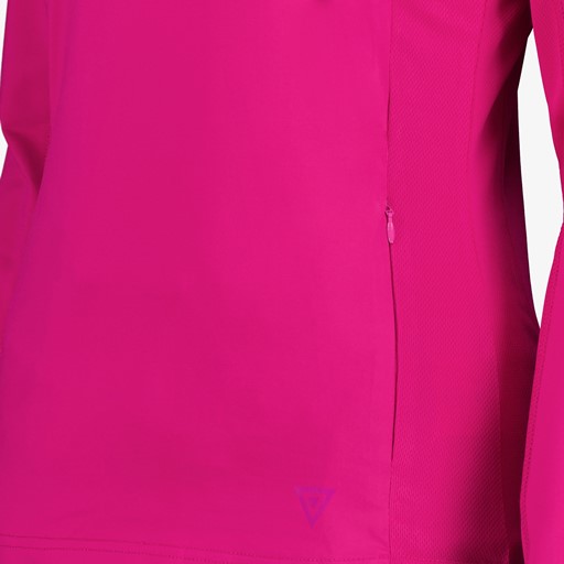 Dames hardloop pully fuchsia roze