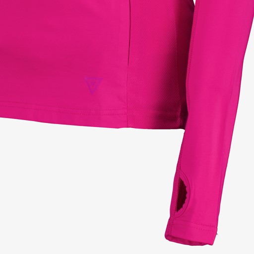 Dames hardloop pully fuchsia roze