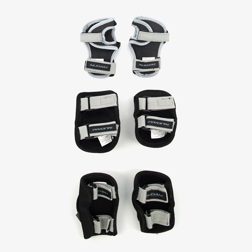 Nijdam kinder skeeler bescherming zwart