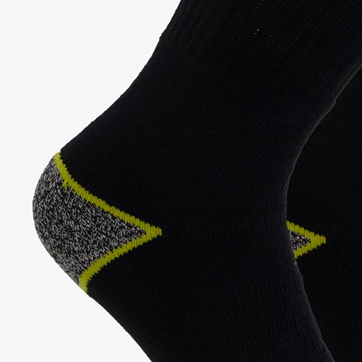 5 paar heren werksokken zwart 43/46