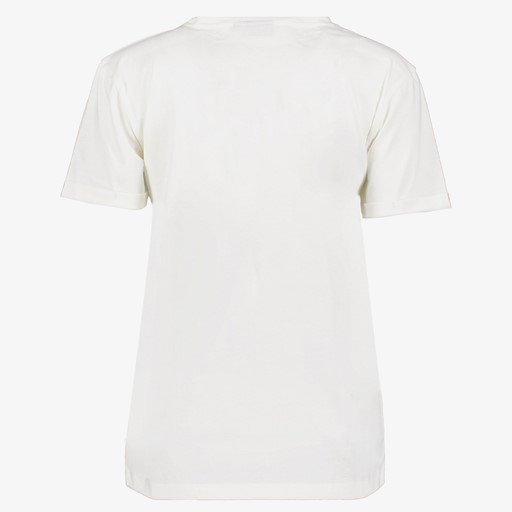 Dames T-shirt met vlinder wit
