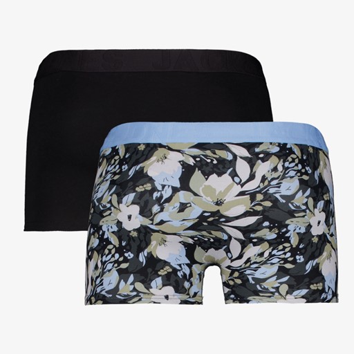 Heren boxershorts 2 pack zwart blauw