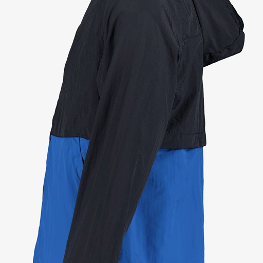 Heren hardloopjas zwart blauw