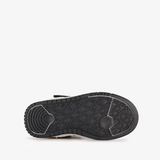 Hoge meisjes sneakers beige goud