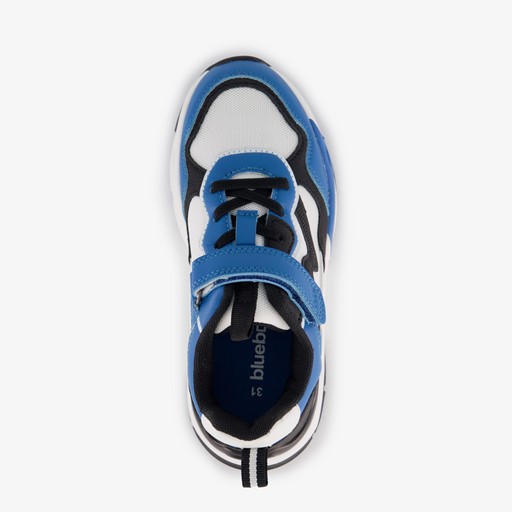 Jongens sneakers blauw wit