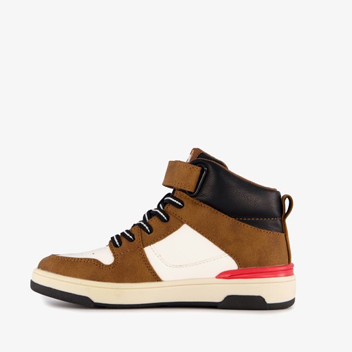 Hoge jongens sneakers bruin
