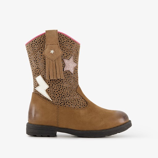 Leren meisjes westernboots met