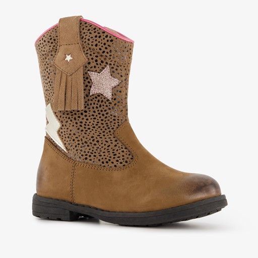Leren meisjes westernboots met