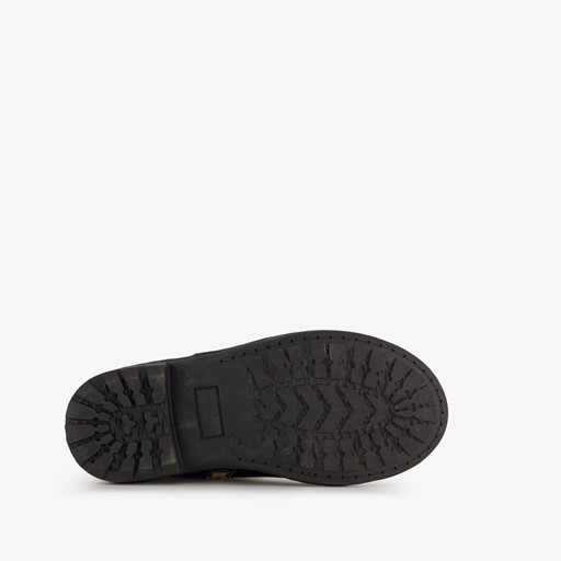 Leren meisjes western laarsjes met stippen