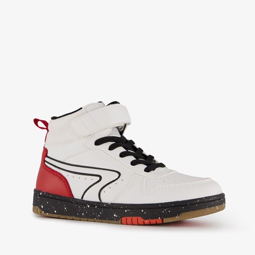 Hoge jongens sneakers met rode details