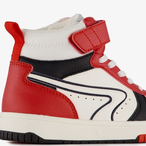 Hoge jongens sneakers rood