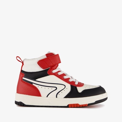 Hoge jongens sneakers rood