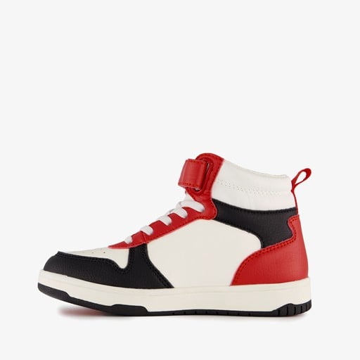 Hoge jongens sneakers rood