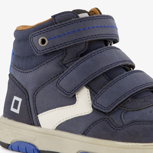 Hoge jongens sneakers blauw