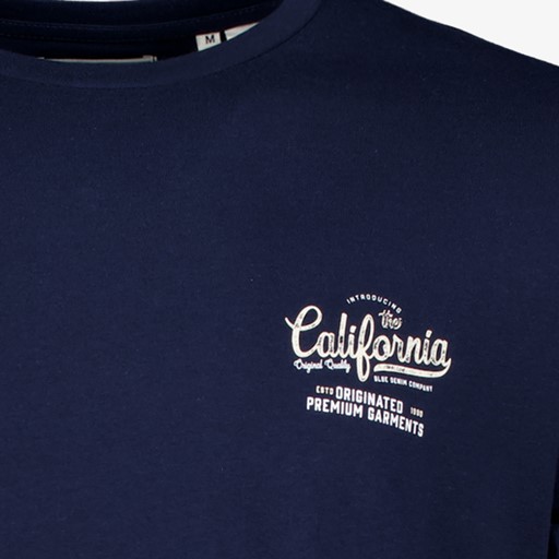 Heren longsleeve shirt met tekstopdruk