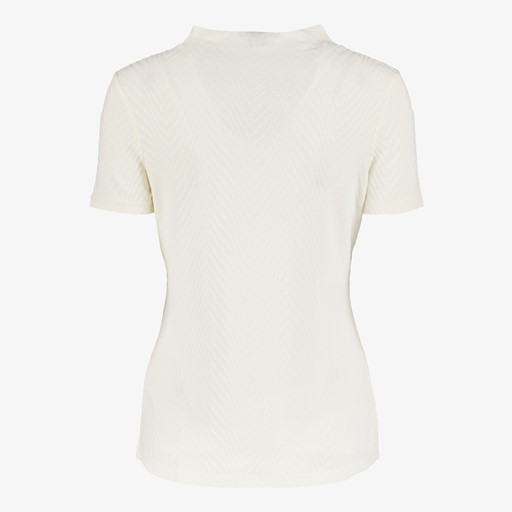 Dames top met opstaande kraag